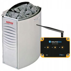Zestaw do sauny - Piec Harvia BC90E 9kW i sterownik BleBox SaunaBox PRO