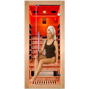 Sauna domowa sucha Infrared +panele solne GN-EA1R 90x90x200cm