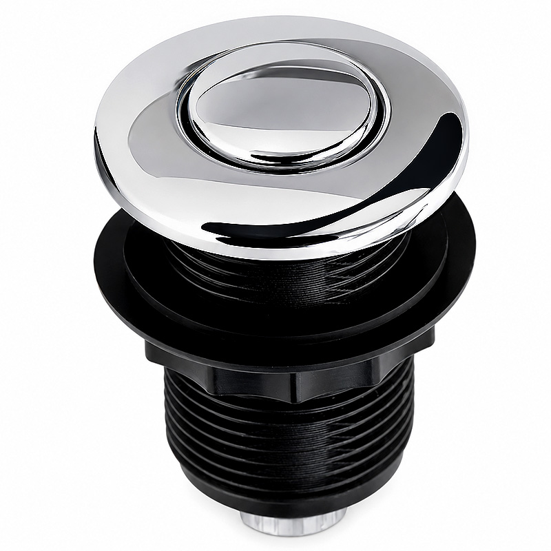 Przycisk pneumatyczny Tecmark do hydromasażu Chrom 32mm