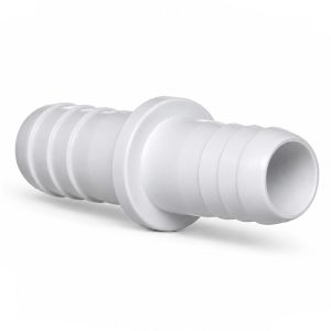 Złącze typu BARB 3/4 cala białe do rur winylowych 80 mm