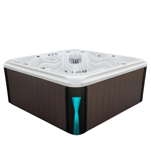 Spa ogrodowe 5 osobowe 139 dysz akryl Biała perła obudowa Kawa 220x220