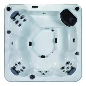 Spa ogrodowe Aires 7 osobowe 25 dysz akryl Biały Marmurkowy 200x200