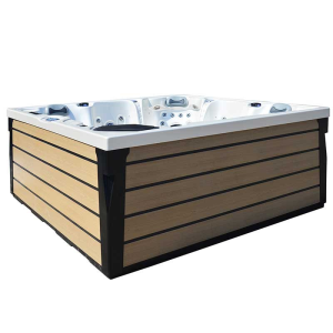 Spa ogrodowe 5 osobowe 121 dysz akryl Cappucciono obudowa Naturalna deska 220x220