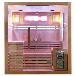 Sauna FIŃSKA KEMI 5 piec HARVIA 6KW 4-5 osobowa 180x160