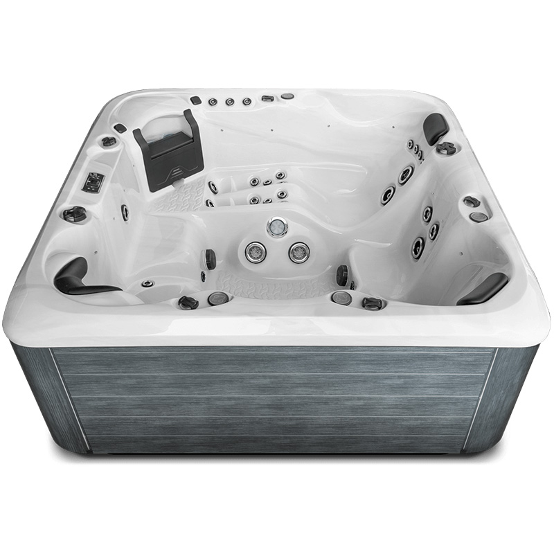 Spa ogrodowe Earth Mariana 6 osobowe 55 dysz akryl Biało-szary obudowa Szara deska 215x215 - obrazek 3