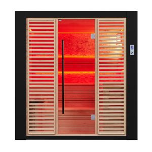 Sauna FIŃSKA 1402 piec HARVIA 6 kW 4 osobowa 200x170
