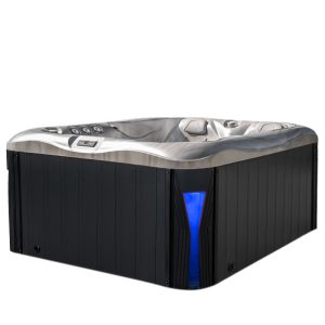 Spa ogrodowe 5 osobowe 40 dysz akryl Cappucino obudowa Antracyt 200x200