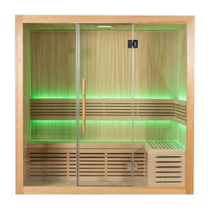 Sauna FIŃSKA 2016H piec HARVIA 8 kW 3-4 osobowa 200x160 + Sterownik CX110