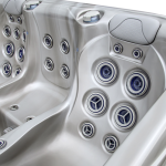 Zbliżenie: Spa ogrodowe 4 osobowe 57 dysz akryl Cappucino
