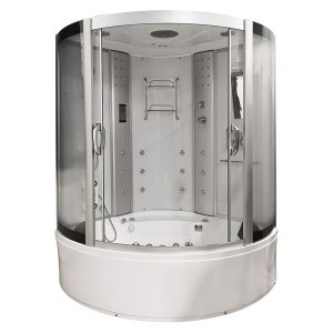 MO-08150 BIAŁA Kabino wanna łazienkowa SPA z hydromasażem 150X150X220CM