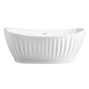 MO-1102D Wanna wolnostojąca ryflowana 170X80X68CM