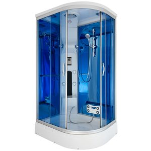 MO-02188WS PRAWA Kabina prysznicowa z hydromasażem i funkcją sauny parowej 120X88X220CM