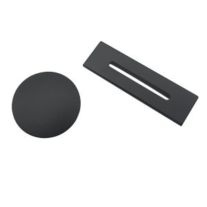 ZESTAW OSŁONA KORKA KLIK/KLAK + PRZELEW - CZARNY-MAT ZC-009B