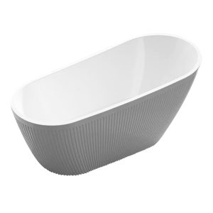 MO-1031D Wanna wolnostojąca owalna ryflowana 170X80X72CM