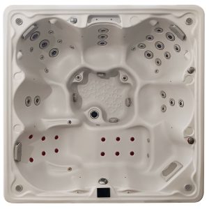 Wanna ogrodowa z hydromasażem VIKING SPAS - HERITAGE II Opal - Stone 234x234x95cm