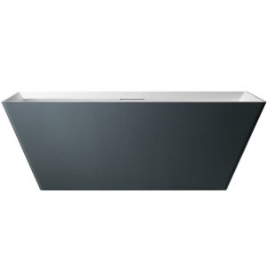 MAZUR - OUTLET Wanna wolnostojąca ze ścieralną powłoką MUE-001GBW 170x75x60cm