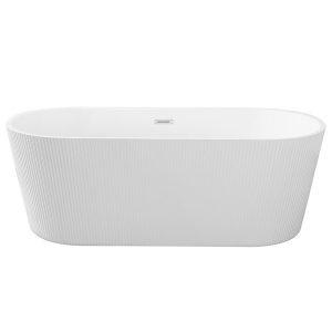 MO-T1003W-160 Wanna wolnostojąca ryflowana 160X75X58CM