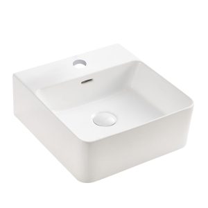 Umywalka ścienna kwadratowa UM-A448 15,5X42X40CM