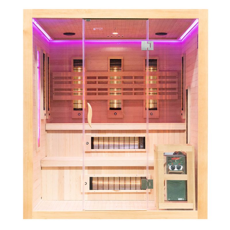 Produkt: MO-SW4 COMBO Sauna Infrared z kamieniem solnym