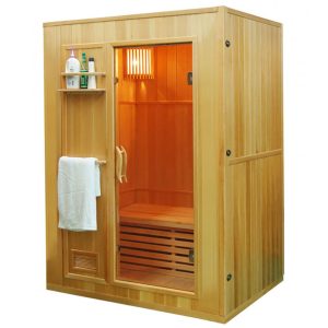 MO-EN3 Sauna sucha z piecem HARVIA 3,5 kW 154X110X192CM