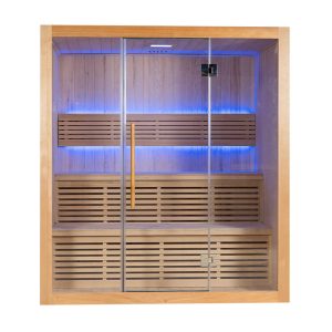 MO-SS1814H Sauna sucha z piecem HARVIA 6 kW 180X140X200CM