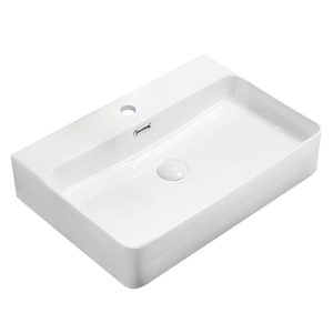 Umywalka ścienna prostokątna UM-A451 13,5X60X41,5CM