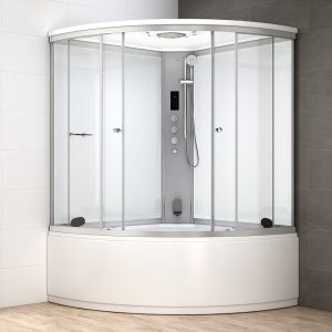 MUE-AF1414 BIAŁA Kabina prysznicowa z wanną i hydromasażem 140X140X224CM