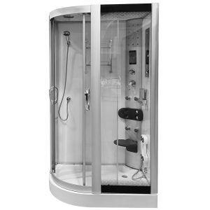 MO-09914 BIAŁA LEWA Kabina prysznicowa z hydromasażem 120X85X225CM