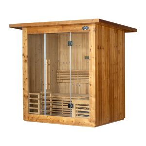 MO-SS1320 Sauna ogrodowa KLASYCZNA z piecem HARVIA 8 kW 175X130X200CM