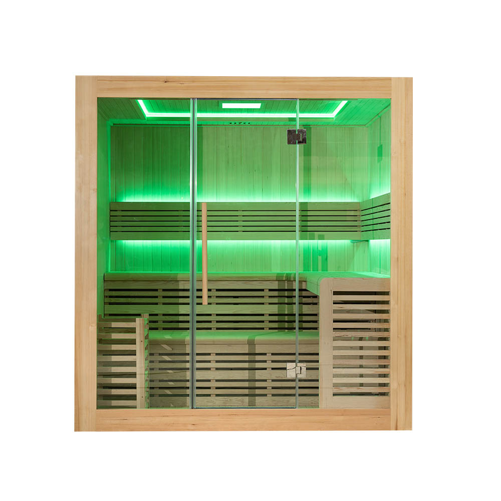 MO-SS1820P Sauna sucha z piecem 200X180X200CM 8 kW