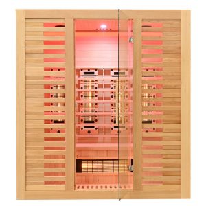 MO-C4ST Sauna na podczerwień z kamieniem solnym + turmaliny 175X140X200CM