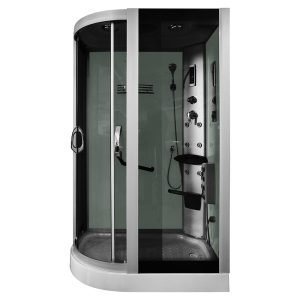 MO-18218 BIAŁA Kabina prysznicowa z hydromasażem 120X85X215CM