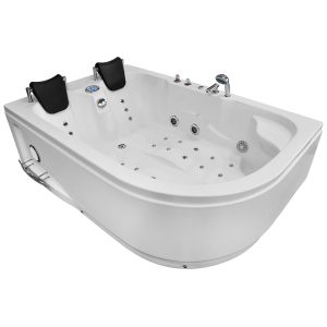 MO-1631 TURBO LEWA Wanna łazienkowa SPA z hydromasażem 180X120X54CM