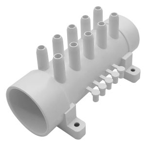 Rozdzielacz do rur powietrznych 1,5" x 10 wyjść 3/8" RZ-002 | MODEL: GF-W03