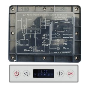Sterownik do wanny z hydromasażem ST-009 + panel + funkcja p. wody | MODEL: PR3133-2002