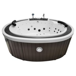Wanna z hydromasażem łazienkowa SPA MUS-1099 AK.01 OB.04C 210x170x70cm