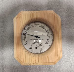 Termohigrometr do sauny suchej z piecem