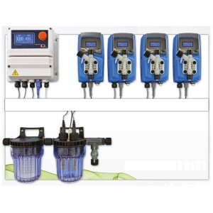 AUTOMATYCZNA STACJA UZDATNIANIA WODY LDPHRHAHFK DO DOZOWANIA PH-CHLORU-ANTYGLON-FLOKULANT