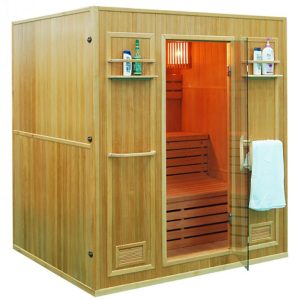 MO-EN4 Sauna sucha z piecem HARVIA 6 kW 176X150X192CM