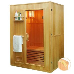 MO-EN3 Sauna sucha z piecem HARVIA 3,5 kW i izolacją ścian 154X110X192CM