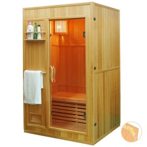 MO-EN2 Sauna sucha z piecem HARVIA 2,3 kW i izolacją ścian 120X105X190CM