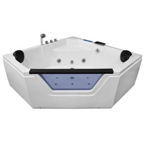 MAZUR - OUTLET Wanna z hydromasażem łazienkowa SPA MO-0633 150x150x60cm