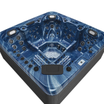 Zbliżenie: Spa ogrodowe 5 osobowe 118 dysz akryl Niebieska fala