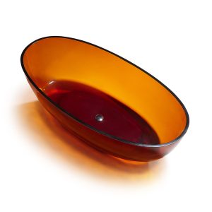 MO-0045T CH Wanna wolnostojąca owalna przezroczysta 170X80X58CM