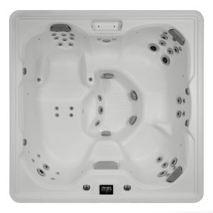 Wanna ogrodowa z hydromasażem VIKING SPAS - APEX II Silver - Stone 218x218x91,5cm
