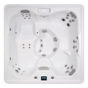 Wanna ogrodowa z hydromasażem VIKING SPAS - APEX II White - Slate 218x218x91,5cm