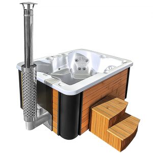 Balia Spa ogrodowe Paradise 3 osobowe 12 dysz Akryl Biała perła 160 x 200