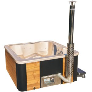 Balia Spa ogrodowe Harmony 6 osobowe 36 dysz Akryl Beżowa perła 220x220