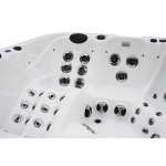 Spa ogrodowe 5 osobowe 83 dysze Biała perła Czarna