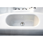 Ujęcie 6: Spa ogrodowe 5 osobowe 83 dysze Biała perła Czarna